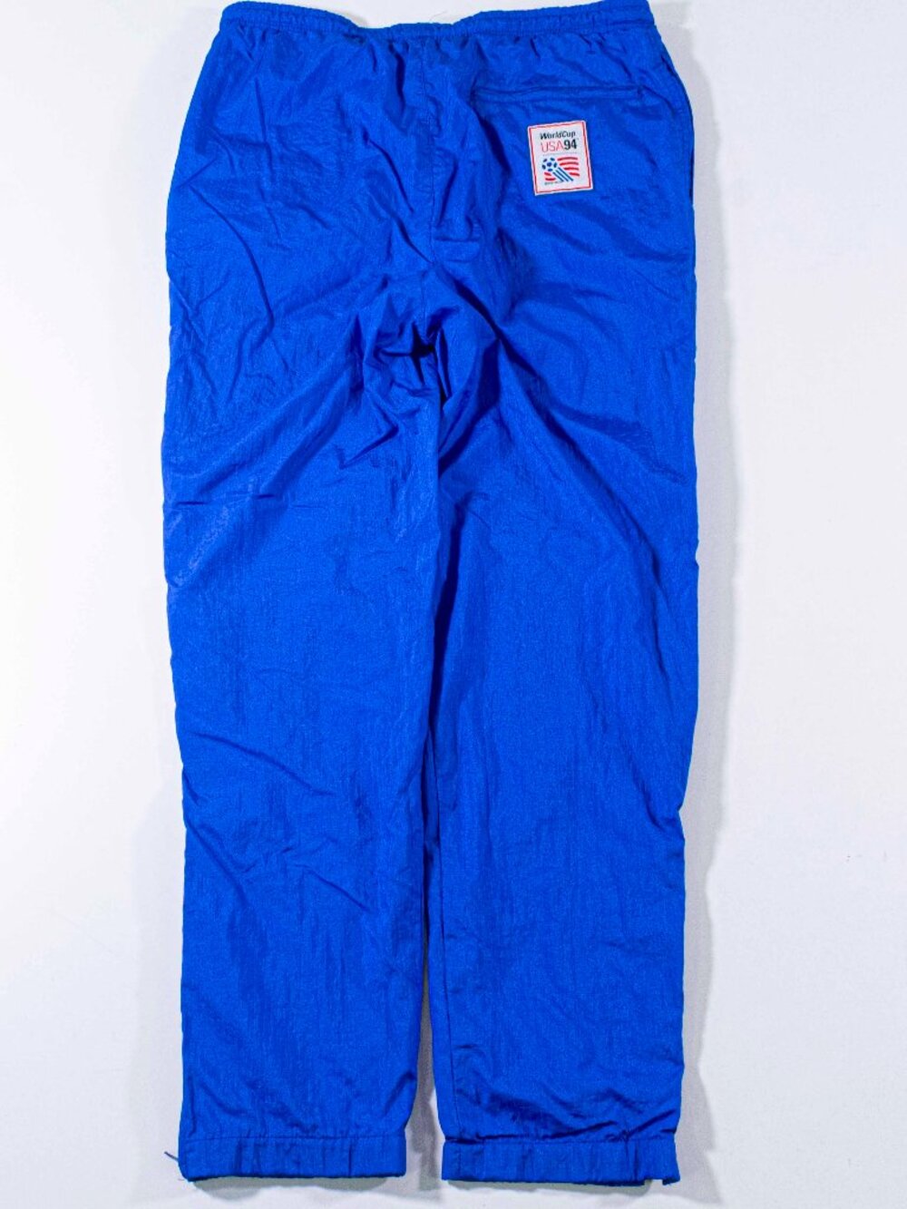 Vintage 1994 World Cup USA Apex One Windbreaker Pants Small 90s Soccer Blokecore